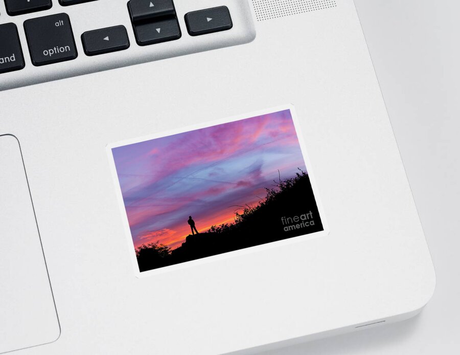 Sunrise Sticker featuring the photograph Day Dreaming by Steve Purnell