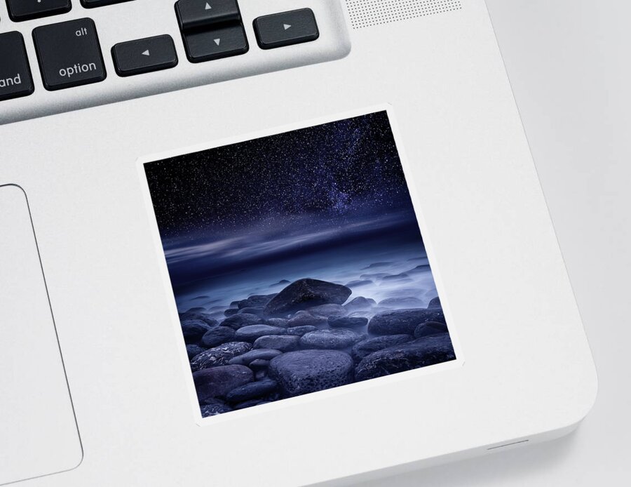 Night Sticker featuring the photograph De Profundis by Jorge Maia