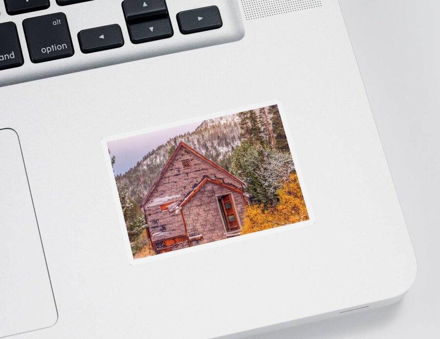 Landscape Sticker featuring the photograph Entry by Marc Crumpler