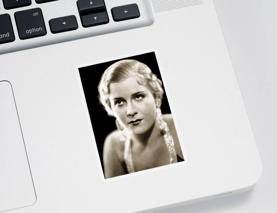 Eva Braun Unknown Date Sticker featuring the photograph Eva Braun unknown date by David Lee Guss