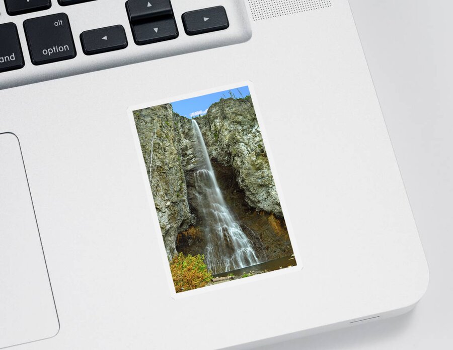 Fairy Falls Sticker featuring the photograph Fairy Falls by Greg Norrell