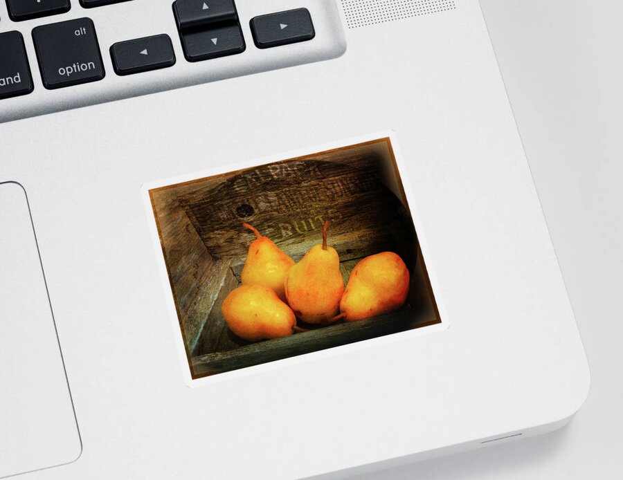 Pears Sticker featuring the photograph Final Four by John Anderson