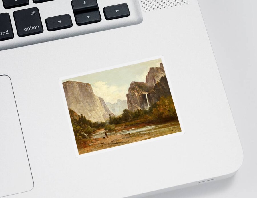 https://render.fineartamerica.com/images/rendered/default/surface/sticker/images/artworkimages/medium/1/fishing-in-yosemite-valley-thomas-hill.jpg?&targetx=0&targety=139&imagewidth=1000&imageheight=722&modelwidth=1000&modelheight=1000&backgroundcolor=6A4D1C&stickerbackgroundcolor=transparent&orientation=0&producttype=sticker-3-3&v=8