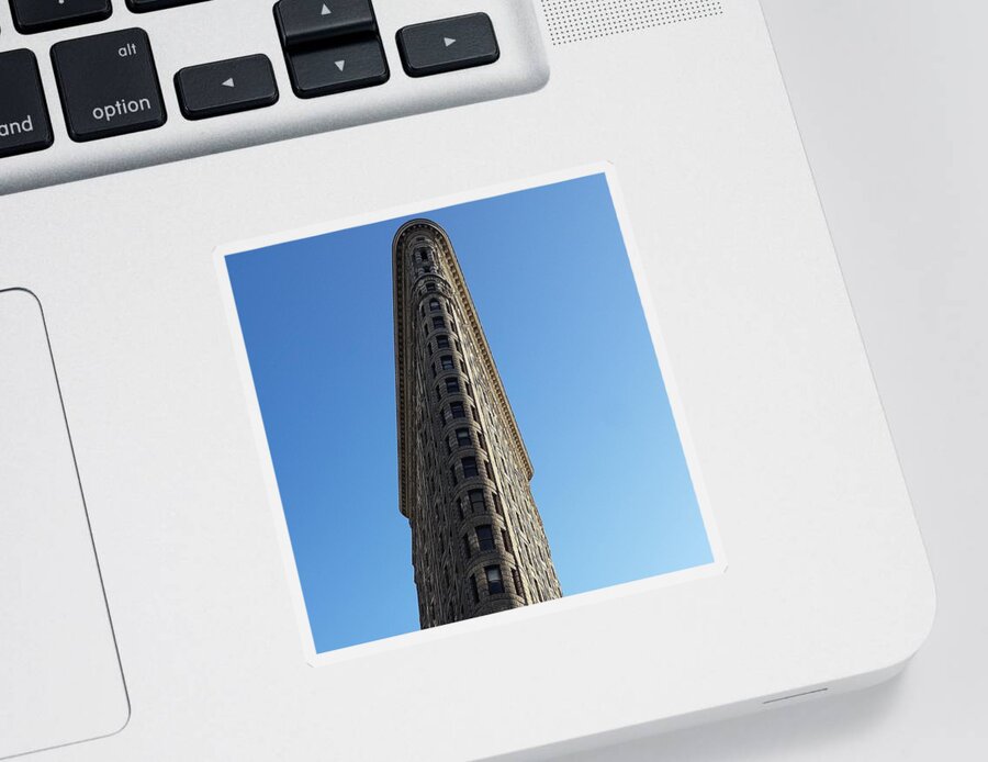 Flatiron Building Sticker featuring the photograph FlatIron Building by Vic Ritchey
