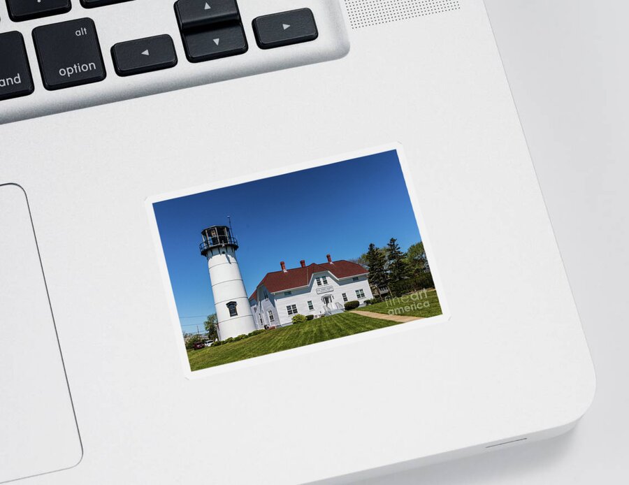 Chatham Sticker featuring the photograph Chatham Coast Guard Station by Thomas Marchessault