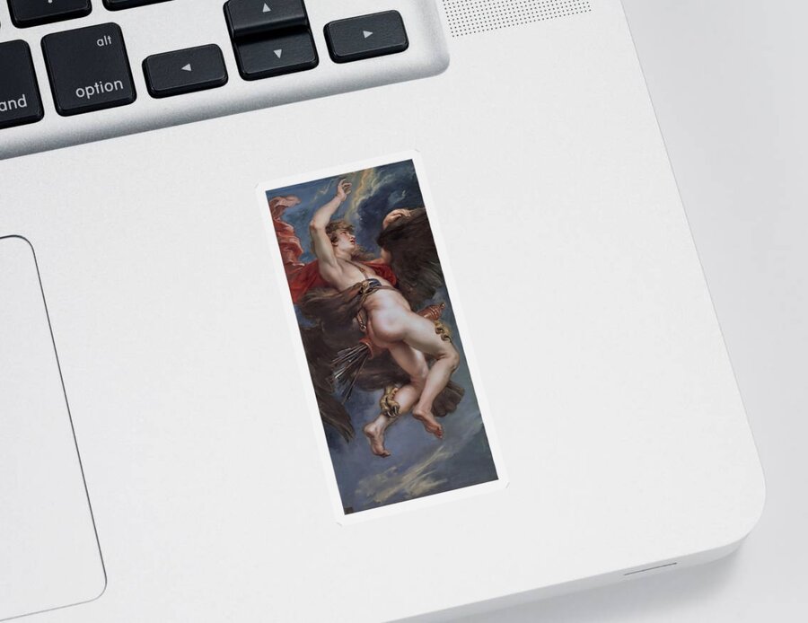 Prado Sticker featuring the painting Ganymede  by Peter Paul Rubens