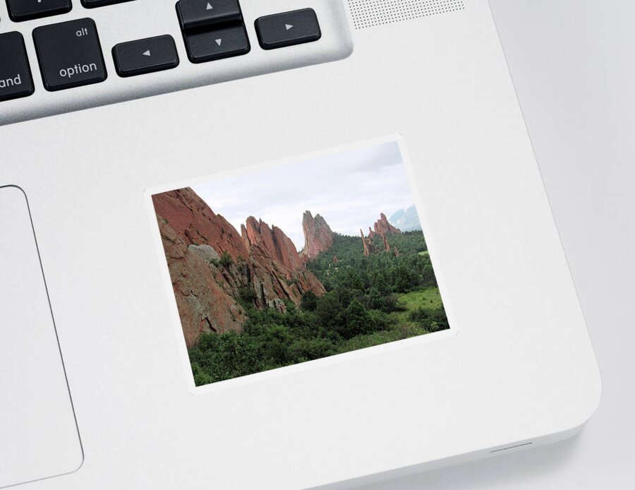 Garden Of The Gods Sticker featuring the photograph Garden of the Gods 39 by Pamela Critchlow