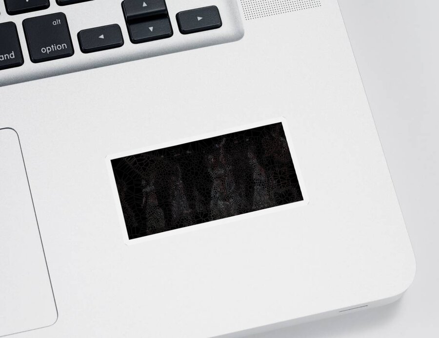 Vorotrans Sticker featuring the digital art Ghosts by Stephane Poirier