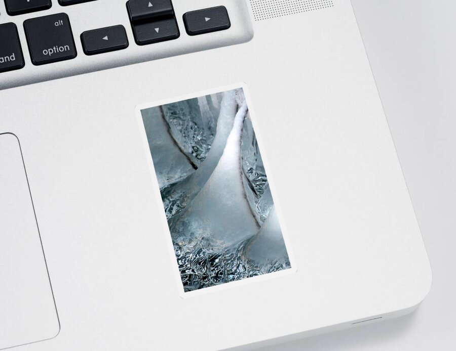 Ice Sticker featuring the photograph Glacis - Well Known Silence by Annekathrin Hansen