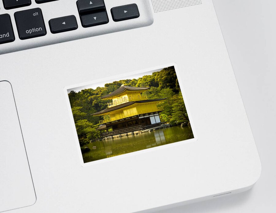 Japan Sticker featuring the photograph Golden Palace by Sebastian Musial