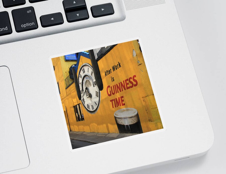 Guinness Sticker featuring the photograph Guinness Beer 2 by Andrew Fare