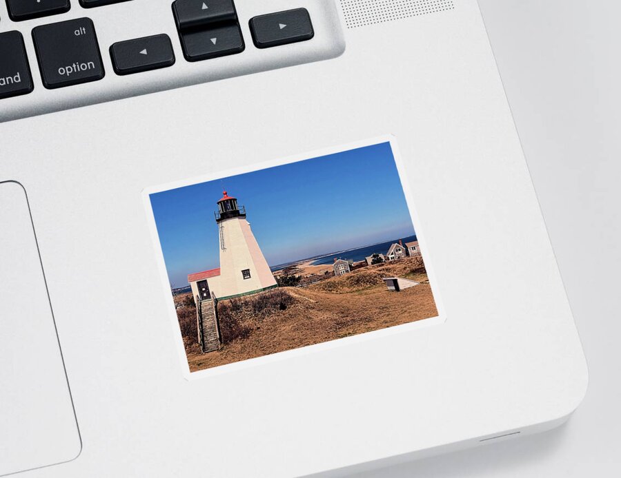 Lighthouses Sticker featuring the photograph Gurnet Lighthouse by Janice Drew