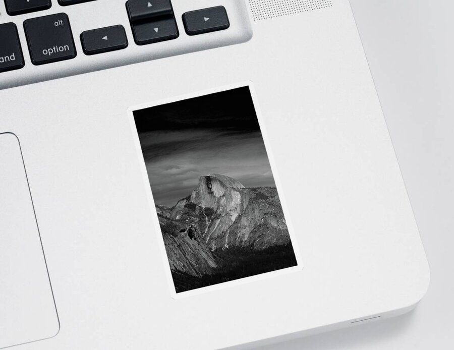 Columbia Rock Sticker featuring the photograph Half Dome from Columbia Rock by Raymond Salani III
