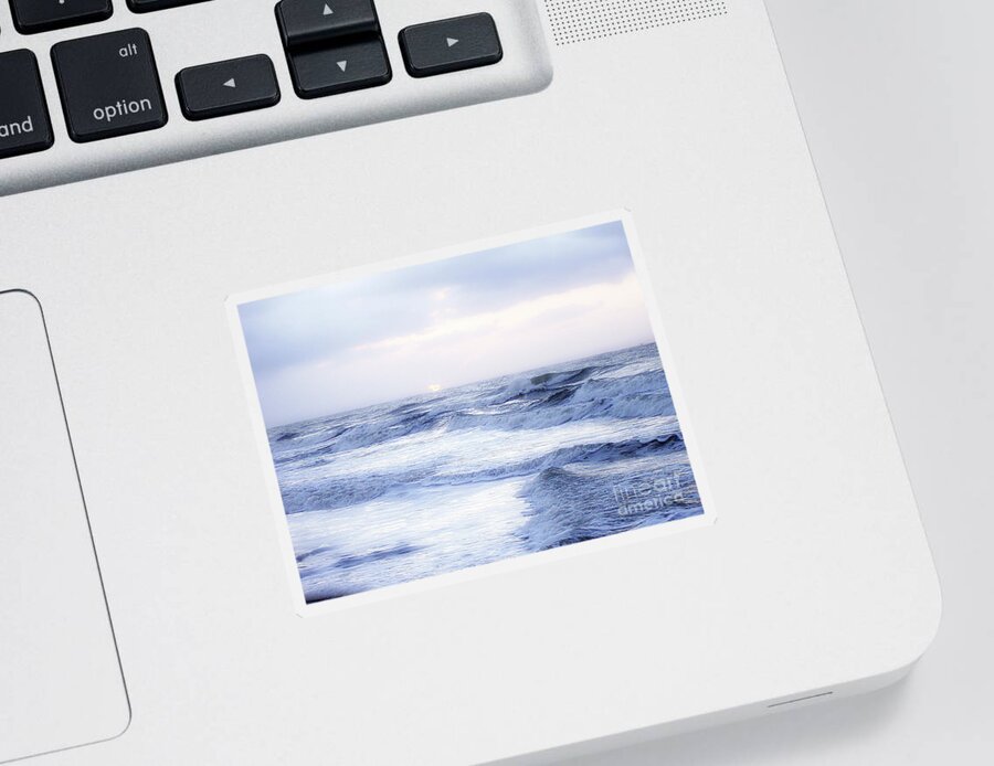 Photography Sticker featuring the photograph Hazy Morning Sunrise by Phil Perkins