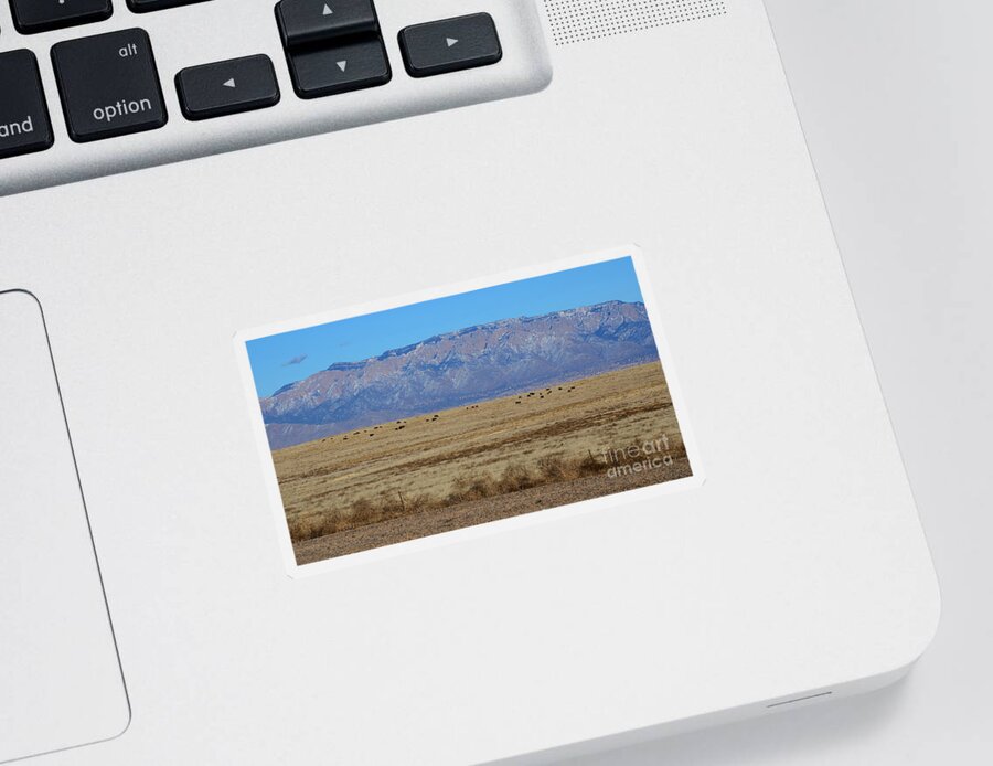 Southwest Landscape Sticker featuring the photograph Home on the range by Robert WK Clark