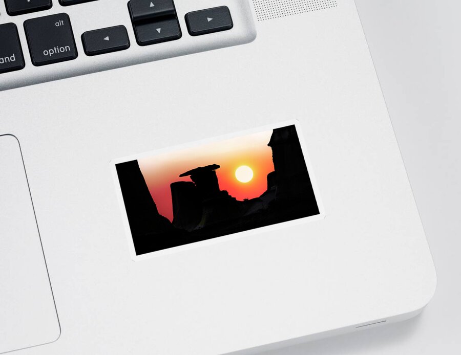 Middle Earth Sticker featuring the photograph Hoodoo Sunrise by John Poon