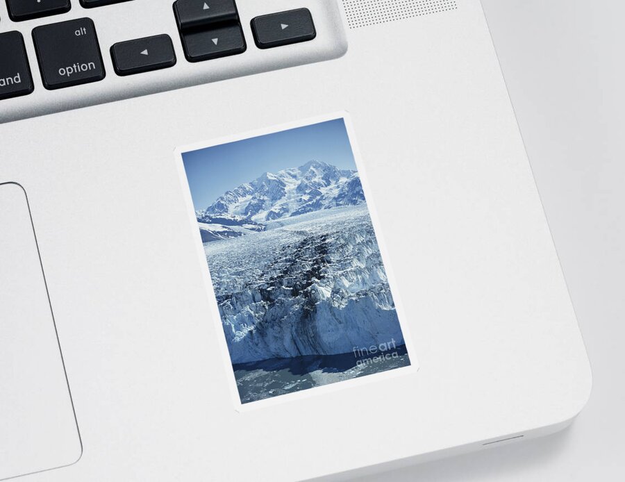 Glacier Sticker featuring the photograph Hubbard Glacier by Joseph Rychetnik