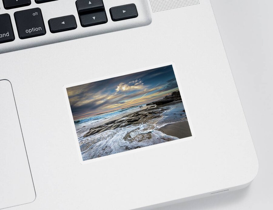 Beach Sticker featuring the photograph I Wish by Peter Tellone