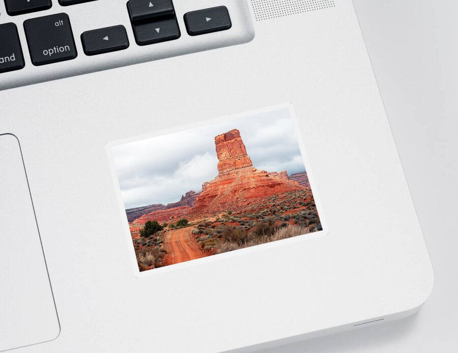 Valley Sticker featuring the photograph In the Valley of the Gods by Nicholas Blackwell