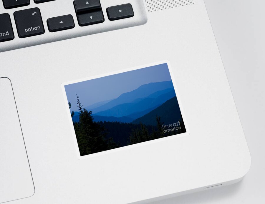 Mountain Sticker featuring the photograph Infinity by Idaho Scenic Images Linda Lantzy