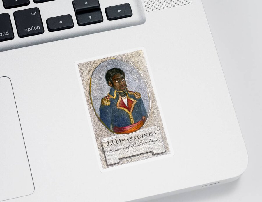 18th Century Sticker featuring the drawing Jean-jacques Dessalines by Granger