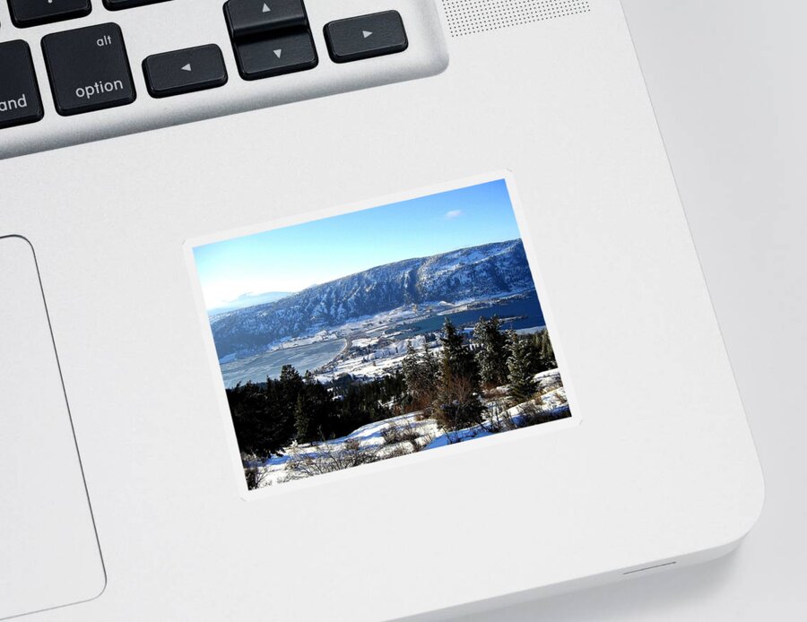 Oyama Sticker featuring the photograph Jewel Of The Okanagan by Will Borden