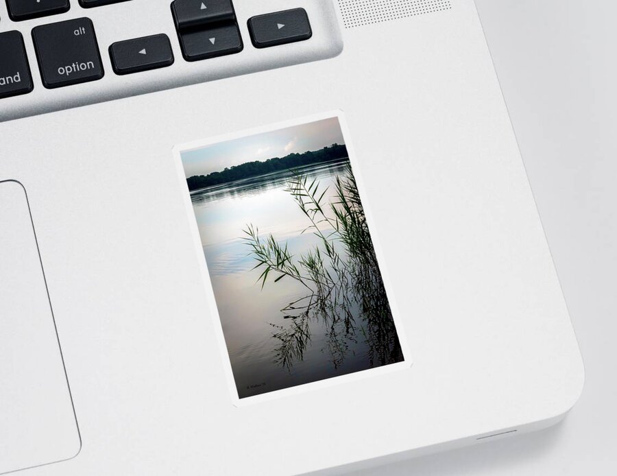 2d Sticker featuring the photograph Kennersley Point Marina by Brian Wallace