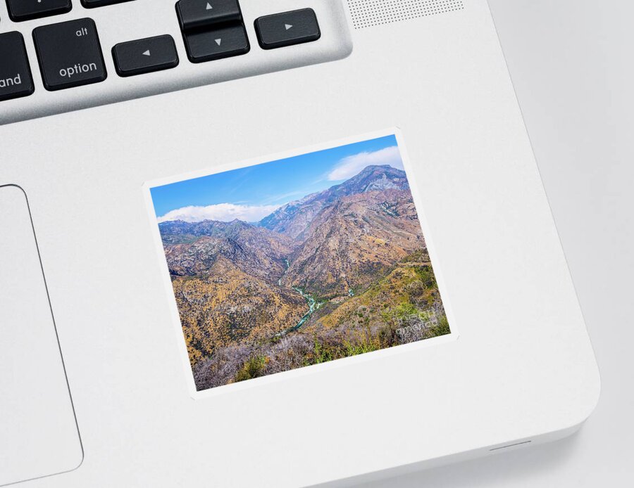 King's Canyon National Park Michael Tidwell Landscape Sticker featuring the photograph King's Canyon by Michael Tidwell