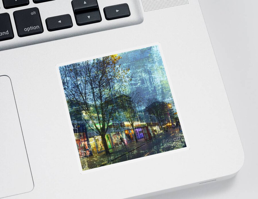 Afternoon Sticker featuring the photograph Late Afternoon in Autumn by LemonArt Photography