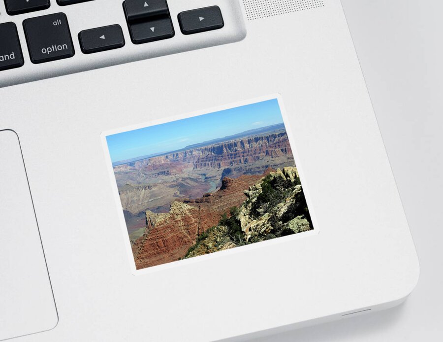 Canyon Sticker featuring the photograph Layers of the Canyon by Laurel Powell