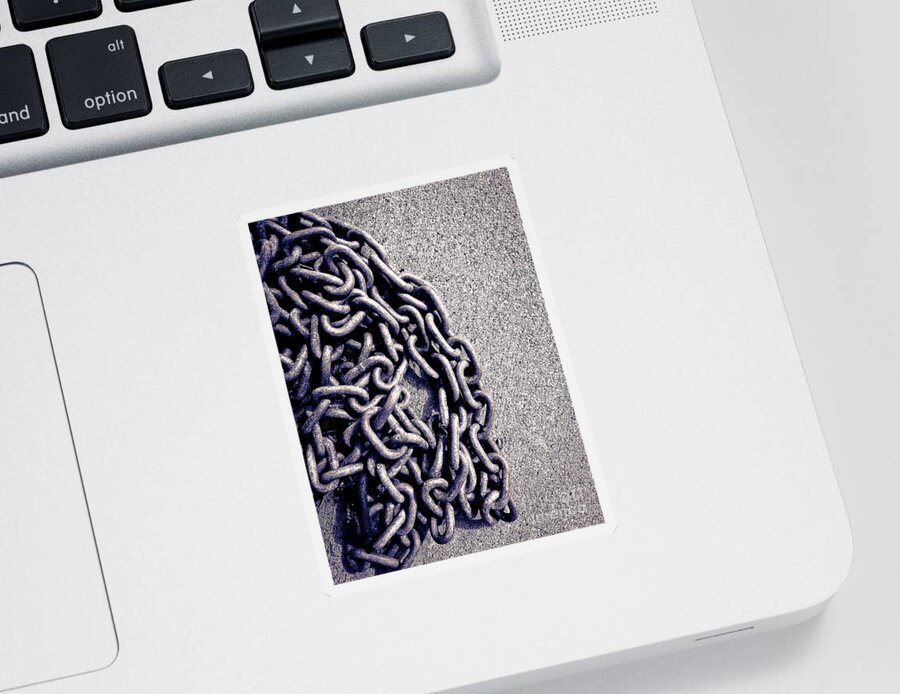 Metal Sticker featuring the photograph Leaking Brain by Fei A