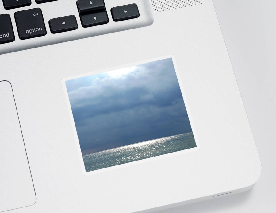 Storm Sticker featuring the photograph Light From Above by Julie Pappas