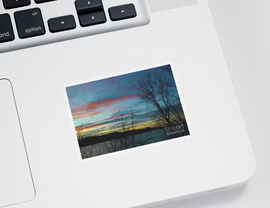 Sunset Sticker featuring the photograph Listen To The Color Of Your Dreams by Robyn King