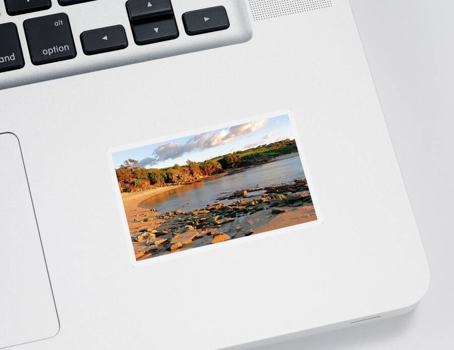 Little Sticker featuring the photograph Little Bay Beach by Nicholas Blackwell
