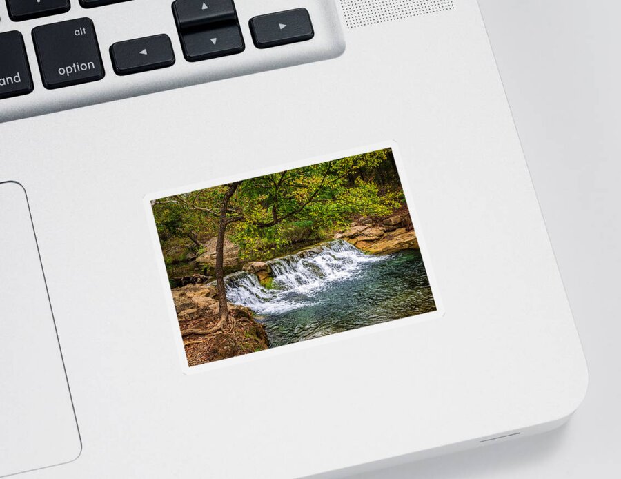 Landscape Sticker featuring the photograph Little Falls by Doug Long