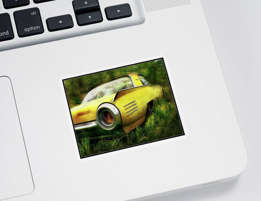 Cars Sticker featuring the photograph Lost Luster by John Anderson