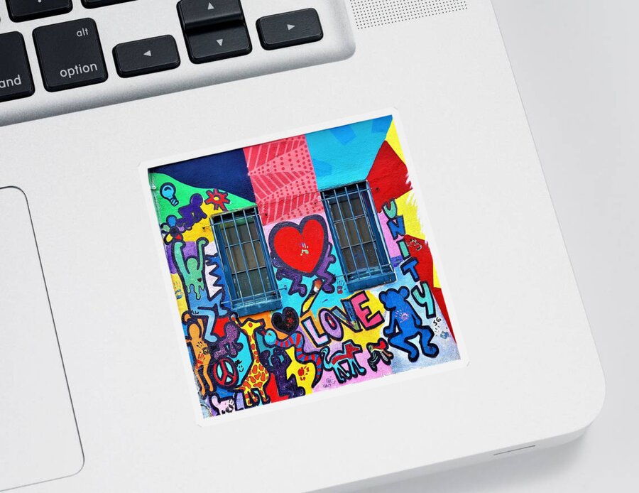 Murals Sticker featuring the photograph Love Haring by Rob Hans