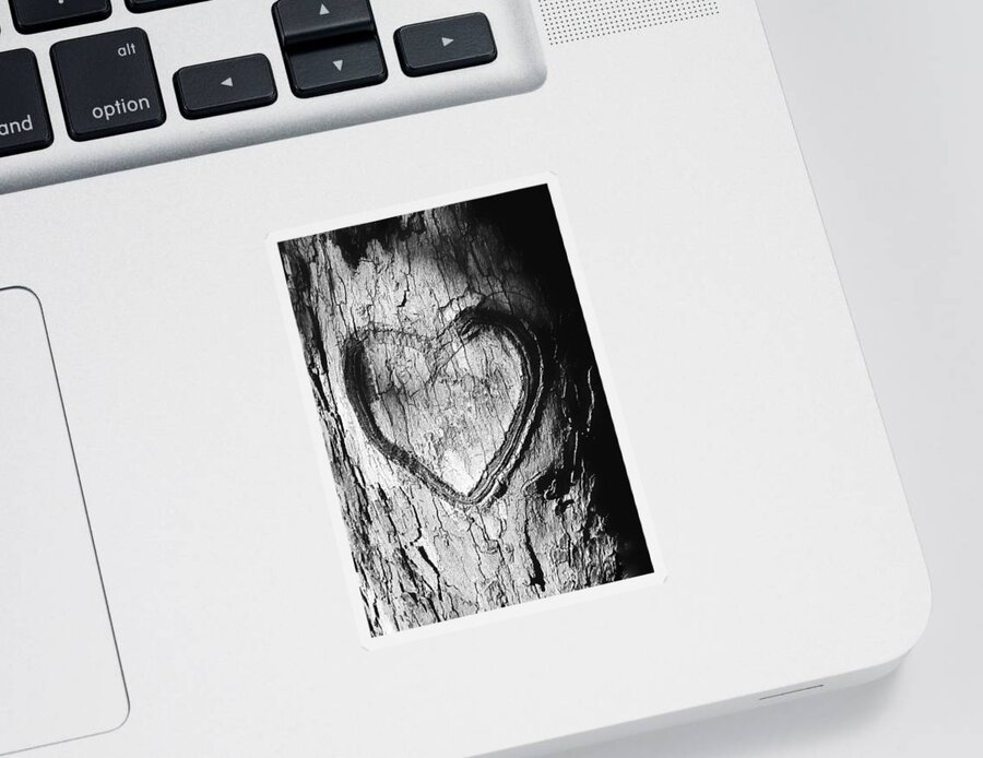 Love Sticker featuring the photograph Loves Lasting Impression by Nathan Little