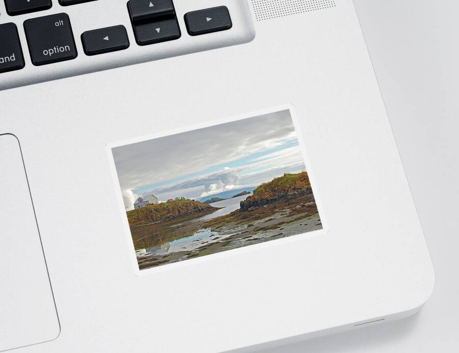 Iceland Sticker featuring the photograph Low Tide by Matt Cegelis
