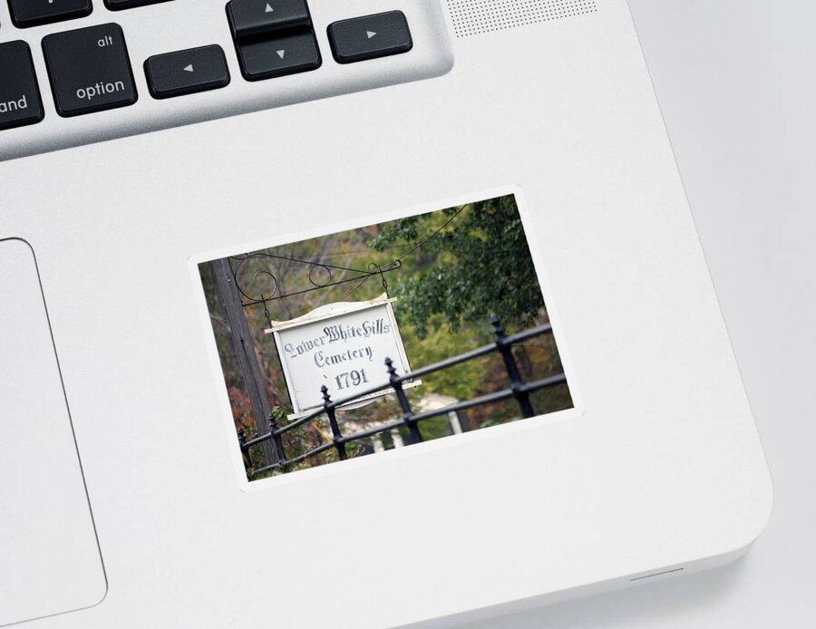 Scenic Sticker featuring the photograph Lower White Hills Cemetery by Karol Livote