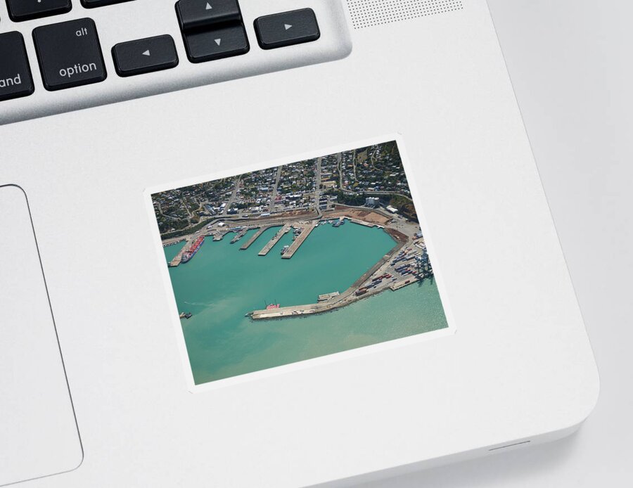 Banks Peninsula Sticker featuring the photograph Lyttelton Harbour by Steve Taylor