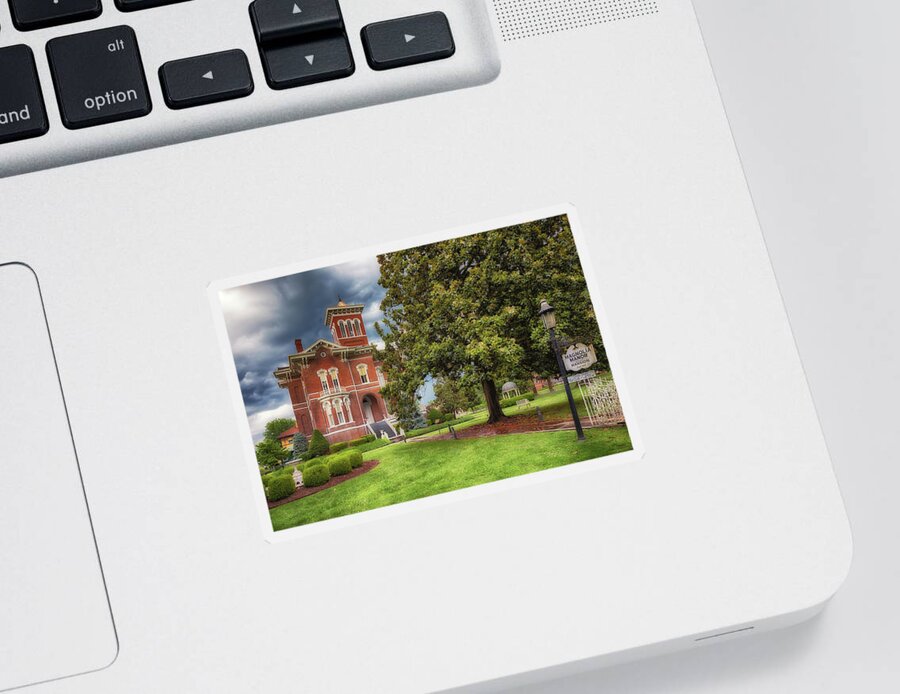 Magnolia Manor Sticker featuring the photograph Magnolia Manor by Susan Rissi Tregoning