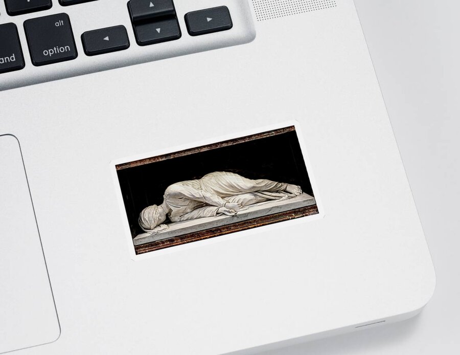 Saint Cecilia Sticker featuring the photograph Martyrdom of Saint Cecilia by Maderno by Weston Westmoreland