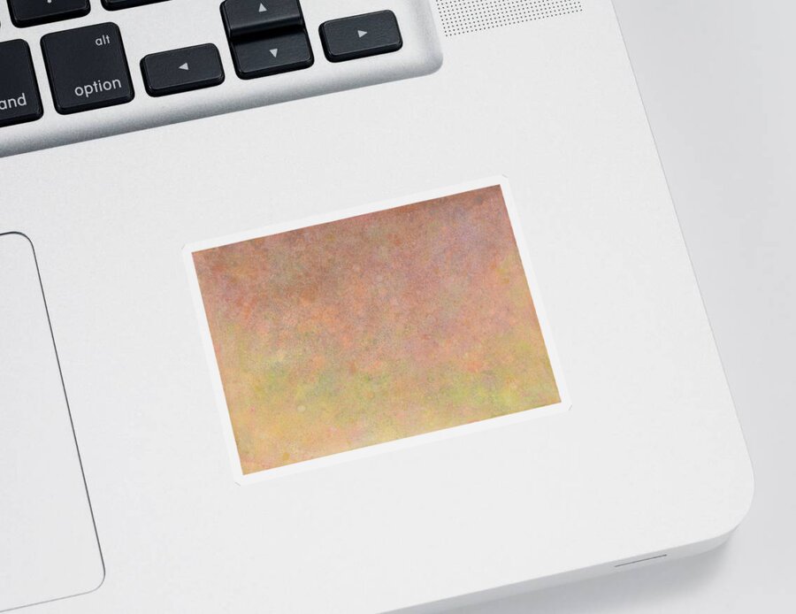 Minimal Sticker featuring the painting Minimal 10 by James W Johnson