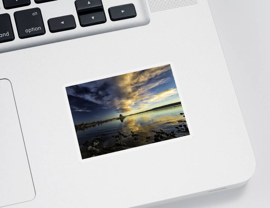 California Sticker featuring the photograph Mono Lake Sunrise by Timothy Hacker