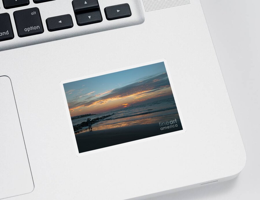 Sunrise Sticker featuring the photograph Morning Calm by Dale Powell
