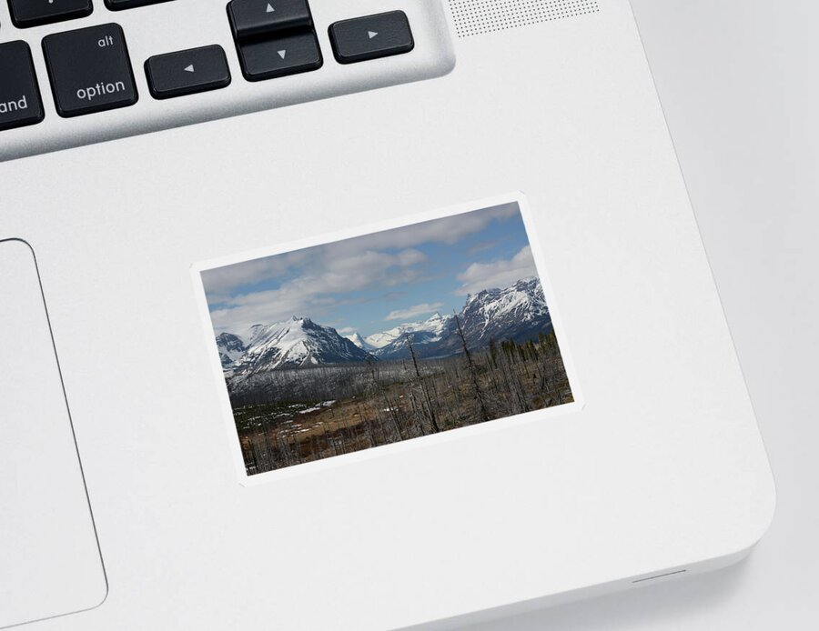 Mountains Sticker featuring the photograph Mountains Majesty by Whispering Peaks Photography