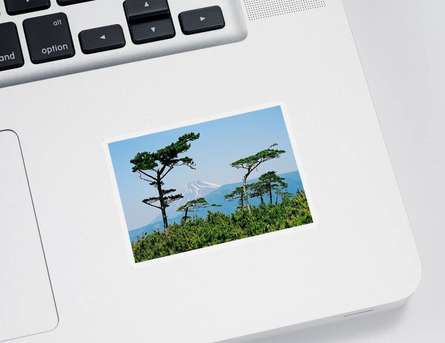 Asia Sticker featuring the photograph Mt. Fuji ... by Juergen Weiss