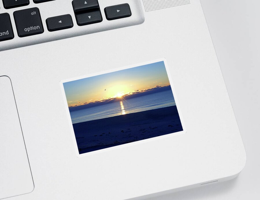 Seas Sticker featuring the photograph New Day I I by Newwwman
