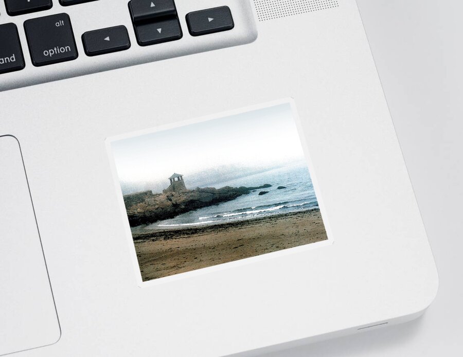 Seascape Sticker featuring the painting Observatory Point by Paul Sachtleben